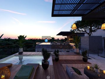 DEPARTAMENTO EN VENTA. CANCÚN. 2 RECÁMARAS CON TERRAZA.