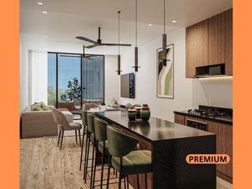 DEPARTAMENTO EN VENTA. CANCÚN. 2 RECÁMARAS CON TERRAZA.