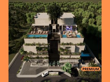 DEPARTAMENTO EN VENTA. CANCÚN. 3 HAB. CON TERRAZA Y JARDÍN