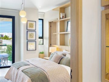 Venta Departamento de 3 Recámaras con Terraza y Cuarto de Servicio – Nivel 5, Cancún