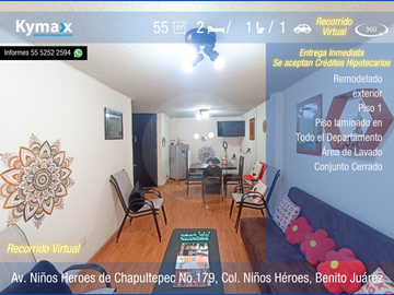 Departamento en venta en Niños Héroes