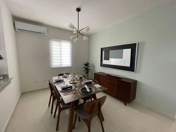 casa nueva en venta en Merida, es de un piso, dos habitaciones- nueva distribución