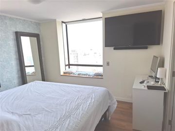 VISTA al MAR y la CIUDAD con GYM, PISCINA, JACUZZI, etc y CERCA a TODO!