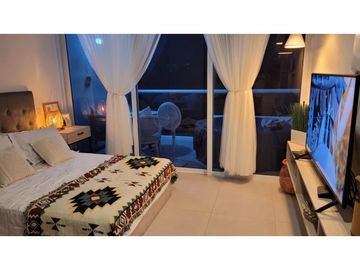 MODERNO APARTASUITE AMOBLADO CON VISTA AL MAR Y A PLAYA TORTUGA