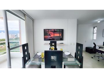 APARTAMENTO AMOBLADO EN ULTIMO PISO CON VISTA A LA CIUDAD