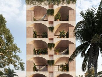 EN VENTA ESTUDIO EN PLAYA DEL CARMEN DE 1 HABITACION CON ALBERCA Y GYM