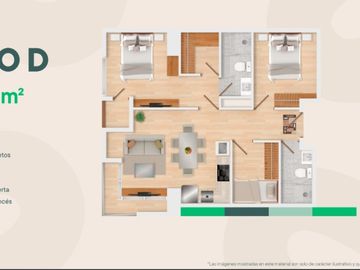 Departamentos en Venta en Paseo Santa Lucia