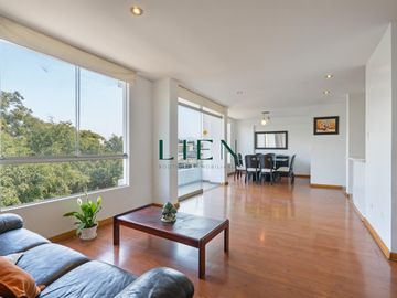 Amplio Flat - 154 m²   4 dorm   family room con vista a parque en La Molina