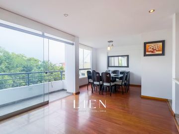 Amplio Flat - 154 m²   4 dorm   family room con vista a parque en La Molina