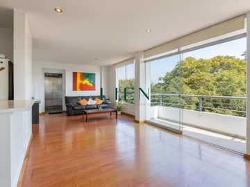 Amplio Flat - 154 m²   4 dorm   family room con vista a parque en La Molina