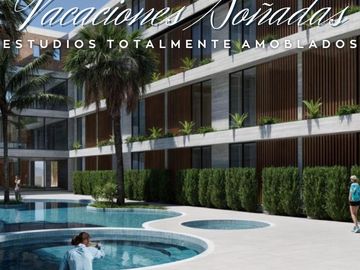 Venta Suites amobladas y equipadas. 38m2. Punta Blanca - Santa Elena. AB