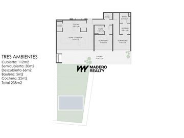 Departamento en Nordelta - 3 ambientes