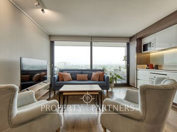 Espacioso y espectacular departamento con increíble vista despejada Oriente, Av. Las Condes