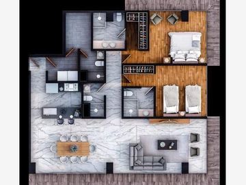 DEPARTAMENTO EN VENTA EN BOSQUE REAL