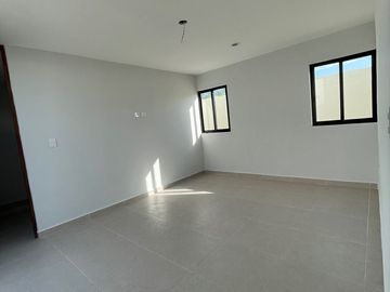 Casa en venta de 1 planta y 3 Recamaras en Privada Inara en Cholul, Mérida Yuc.