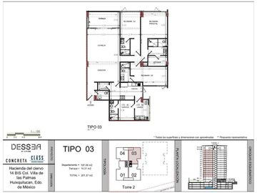 Departamento venta Dessea Interlomas