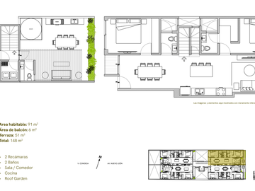 Departamento  preventa Nuevo León, Condesa