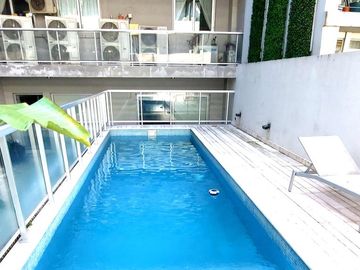 DIVINO ESTUDIO CON HERMOSAS VISTA A LA PISCINA