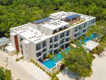 Loft en venta en TULUM de 1 recamara con área de yoga y mucho más