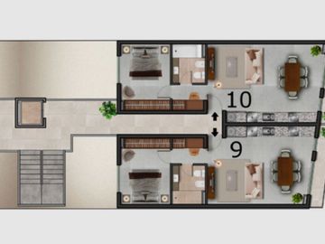 VENTA Dpto 1 dormitorio con cochera en Ciudad