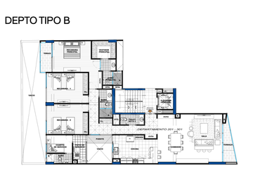 Departamento en venta en San José Insurgentes