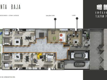 IDILICA TLALPAN Departamento en venta en Portales Norte