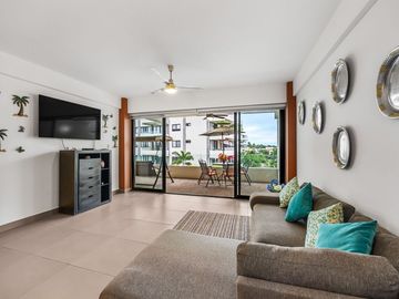 VENTA DE DEPARTAMENTO AMUEBLADO, NUEVO VALLARTA. INVERSIÓN O VIVIRLO, PUERTA ARE