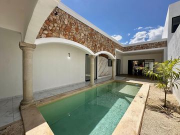 Casa de una planta en Venta en privada en Conkal, Merida Yucatán.
