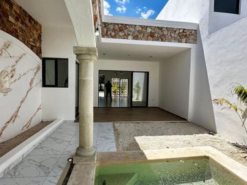 Casa de una planta en Venta en privada en Conkal, Merida Yucatán.
