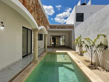 Casa de una planta en Venta en privada en Conkal, Merida Yucatán.