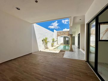 Casa de una planta en Venta en privada en Conkal, Merida Yucatán.