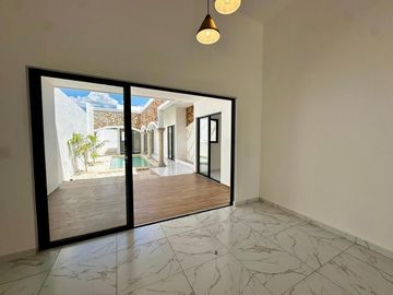 Casa de una planta en Venta en privada en Conkal, Merida Yucatán.