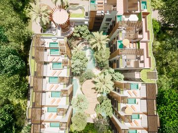 Penthouse a la venta en Tulum a 8 min de la playa con financiamiento directo