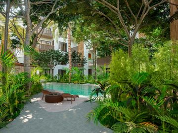 Penthouse a la venta en Tulum a 8 min de la playa con financiamiento directo