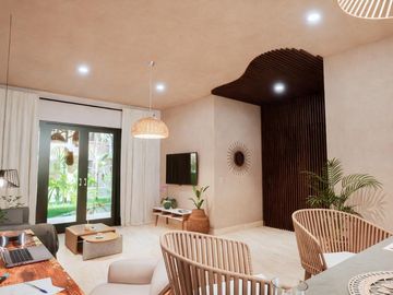 Penthouse a la venta en Tulum a 8 min de la playa con financiamiento directo