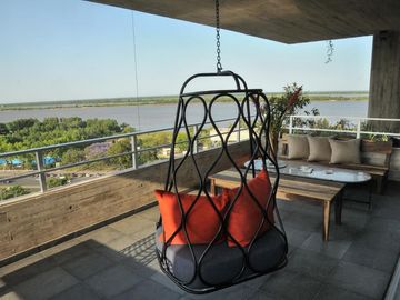 Dpto a ESTRENAR en VENTA-3 dorm, c/balcón-hermosas vistas al rio-Olivé 900