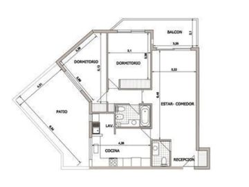 Punta Chica - 3 amb con balcón y terraza propia