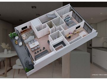Venta Departamento 3 Amb en Pozo en Villa Bosch