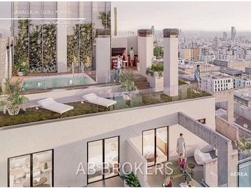 Departamento 2 ambientes (sin dividir) amoblado en Palermo Hollywood
