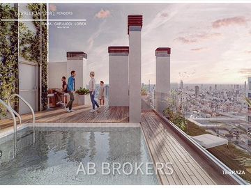 Departamento 2 ambientes (sin dividir) amoblado en Palermo Hollywood