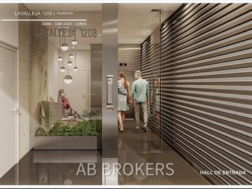 Departamento 2 ambientes (sin dividir) amoblado en Palermo Hollywood
