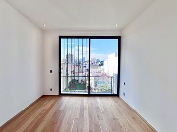 DEPARTAMENTO EXTERIOR CON BALCON EN COL. DEL VALLE NORTE