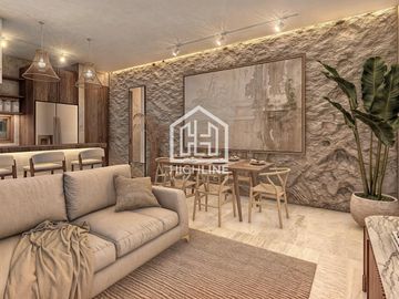 DEPARTAMENTO EN VENTA EN PLAYA DEL CARMEN 4 HABITACIONES A 5 MINUTOS DE LA PLAYA Y ALBERCA