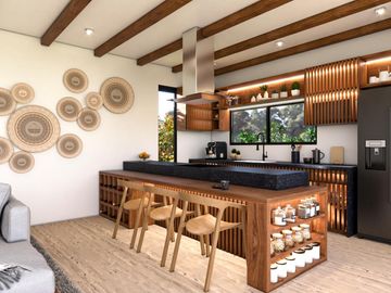 VILLA EN VENTA EN TULUM 3 HABITACIONES CLUB DE GOLF ALBERCA PRIVADA