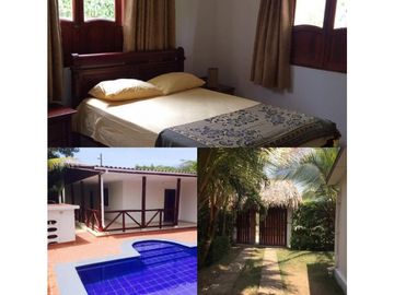 VENDO CABAÑA DE TURISMO CON PISCINA PALMARITO CERCA A BARRANQUILLA