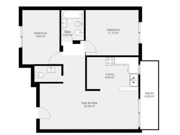 Venta Departamento 3 Ambientes en Villa Luro