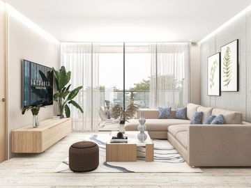 DEPARTAMENTO EN VENTA EN CANCÚN, ZONA SUR CON ALBERCA Y JACUZZI. ENTREGA INMEDIATA.