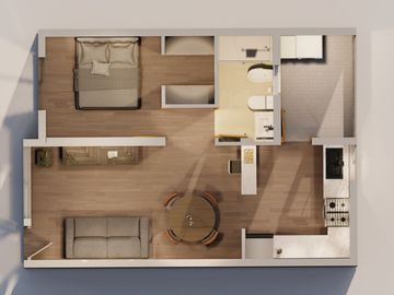 VENTA DEPARTAMENTO 1 DORM EN POZO - GODOY CRUZ