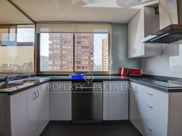 Parque Araucano/Departamento de categoría, renovado y con vista consolidada/3D/3B
