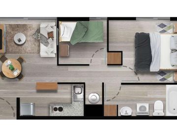 Departamento familiar boutique